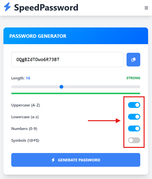 example of use
