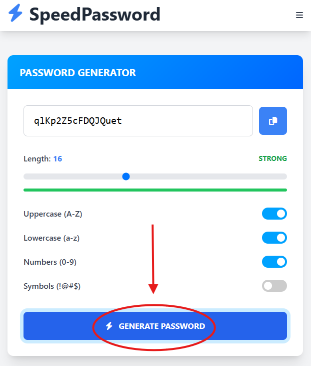 example of use